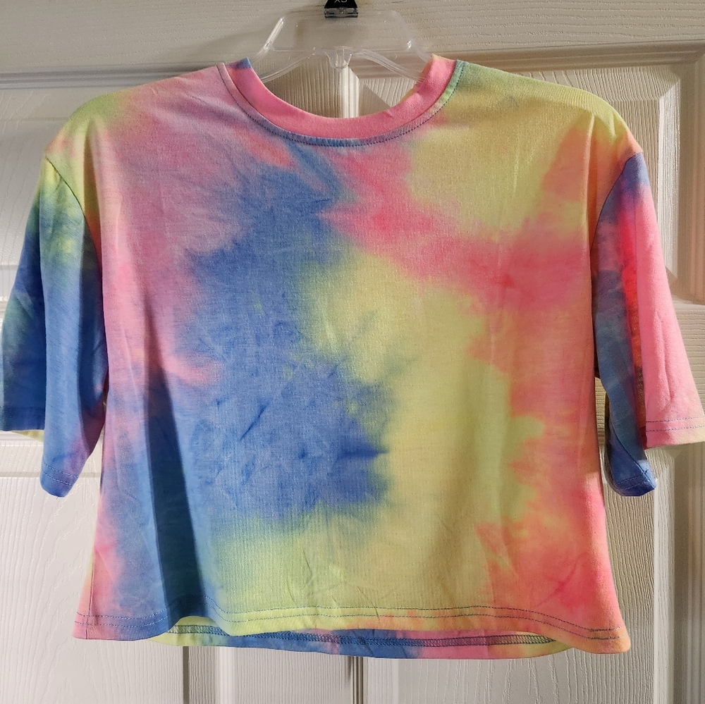 Tie-dye Crop Top